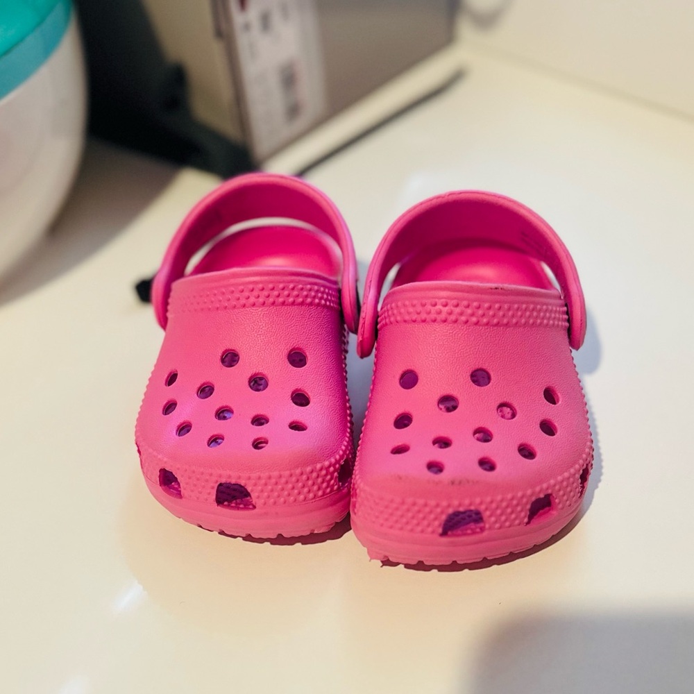 Pink Crocs